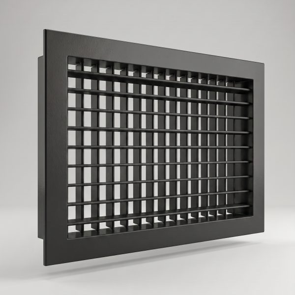 Решетка АДН черная RAL9005 ADN