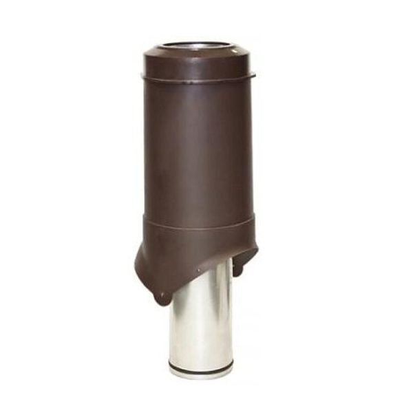 Выход вентиляции Krovent Pipe-VT 125 is коричневый h 700 мм
