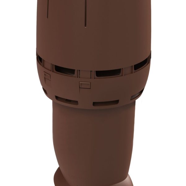 Красный (RR29, RAL3009) кровельный изолированный вентиляционный выход Vilpe FLOW 160P/из/700 (Артикул 350028)