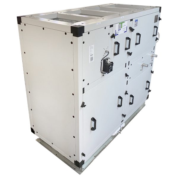 Установка вентиляционная приточно-вытяжная Node1-1000(50m)/RP,VEC(B190*2),Z,W3 Vertical (AQUA) с ЧЕРНЫМ пультом TS4b