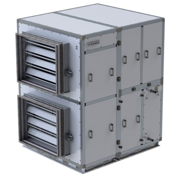 Установка вентиляционная приточно-вытяжная Node3 Pro-120x 90(50c)/RR,VEC(B500),E30 Classic с БЕЛЫМ пультом TS4b