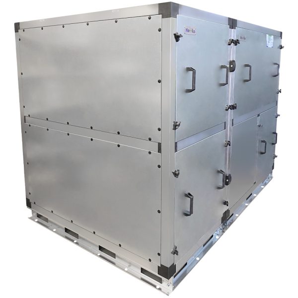 Установка вентиляционная приточно-вытяжная Node3-2500(50c)/RR,VEC(B310),E 4.5 Vertical с БЕЛЫМ пультом TS4w